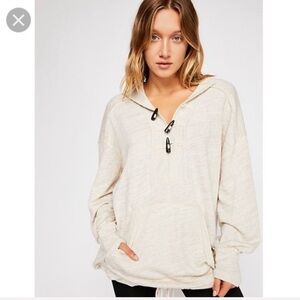 Free People Beach Arrival Hoodie with toggle closure
